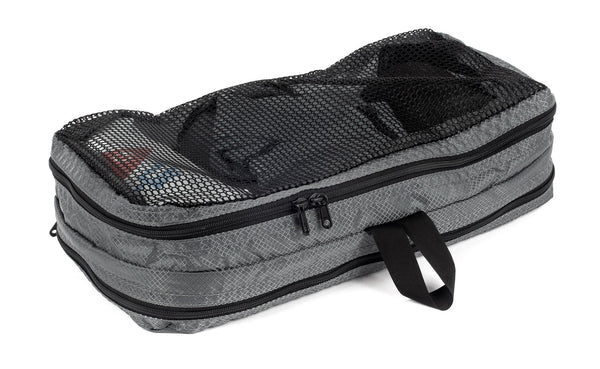 Small Laundry Packing Cube in Graphite Piscine